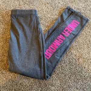 Women’s under armour skinny sweat pants